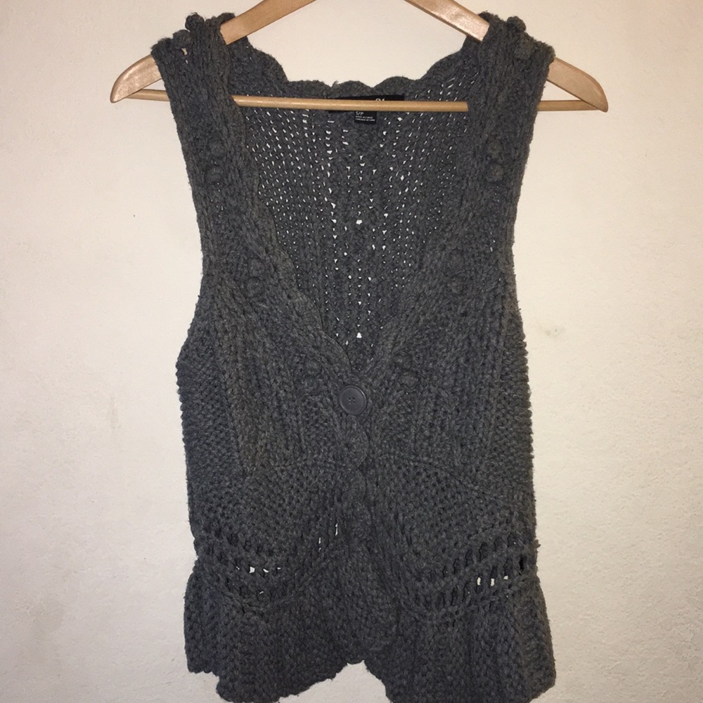 Gray vest